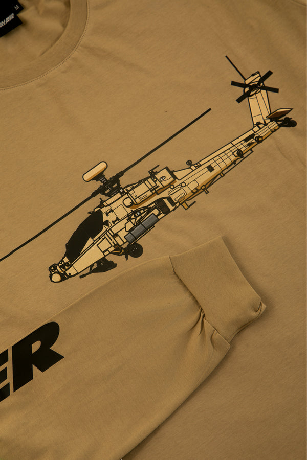 Apache Taupe Long Sleeve T-Shirt