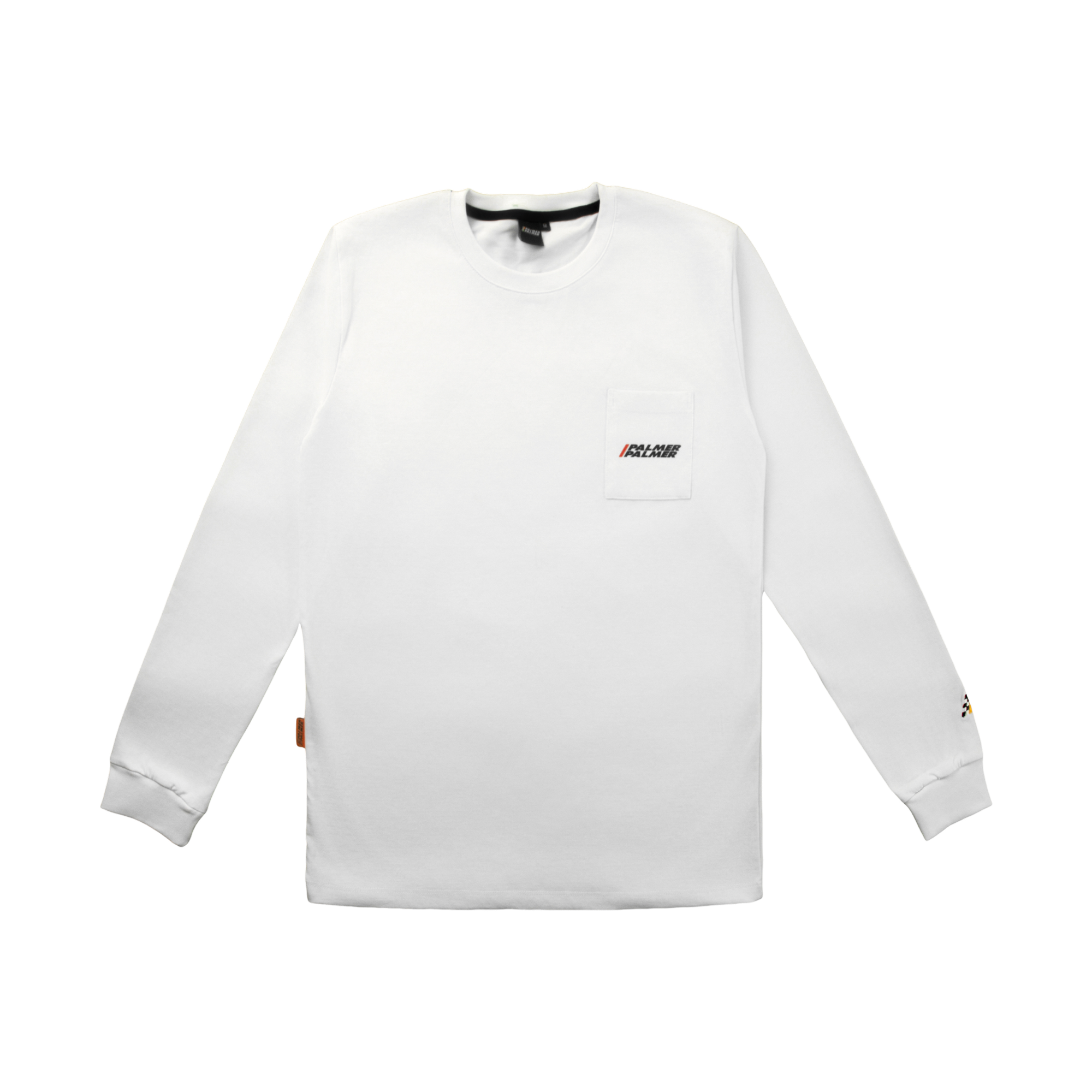 Pocket White Long Sleeve T-Shirt