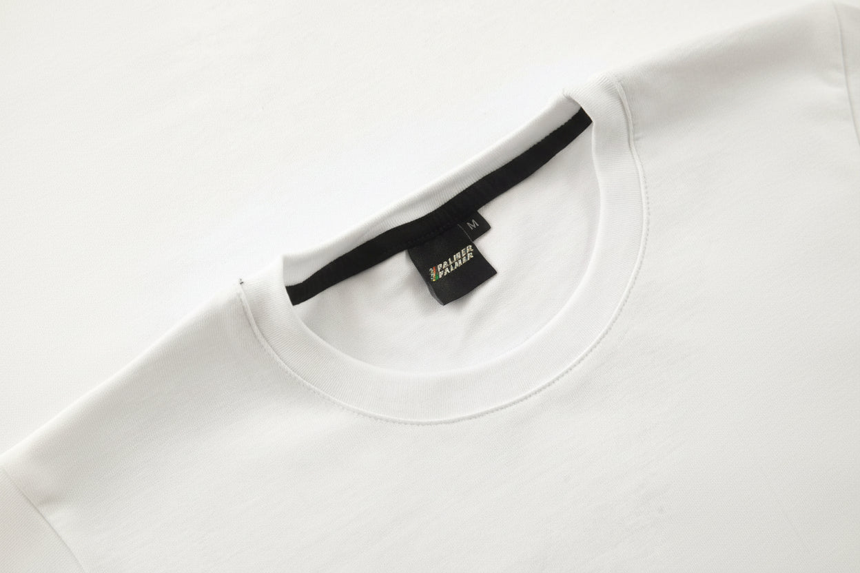 Pocket White Long Sleeve T-Shirt