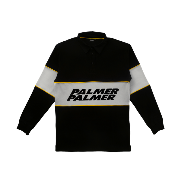 Terra Black Long Sleeve Polo Shirt